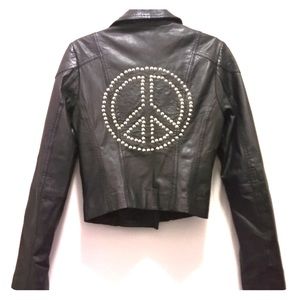 Topshop Leather Jacket US 4/UK 8